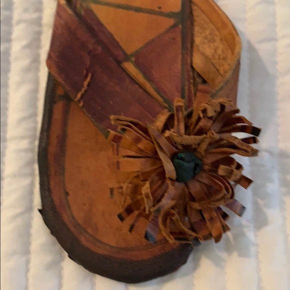 Antique  toddler’s leather sandals - Picture 3 of 7